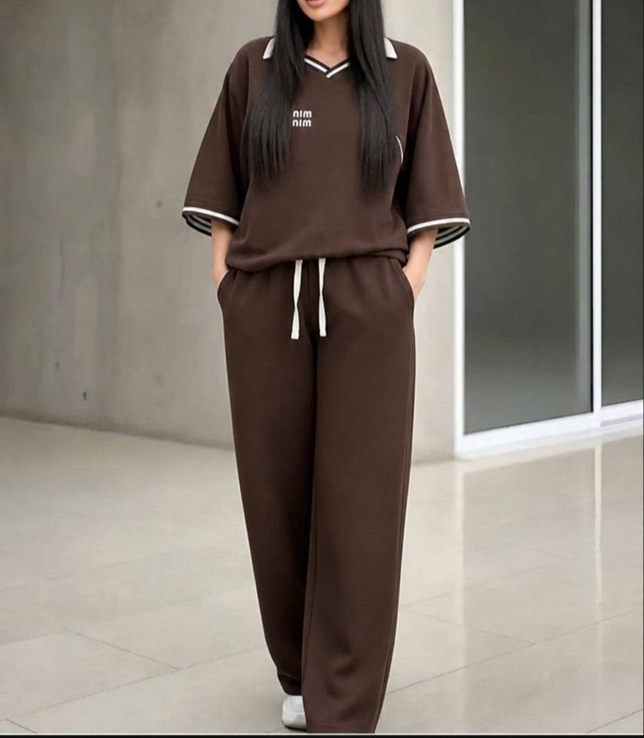 ست تیشرت شلوار مازراتی miu miu